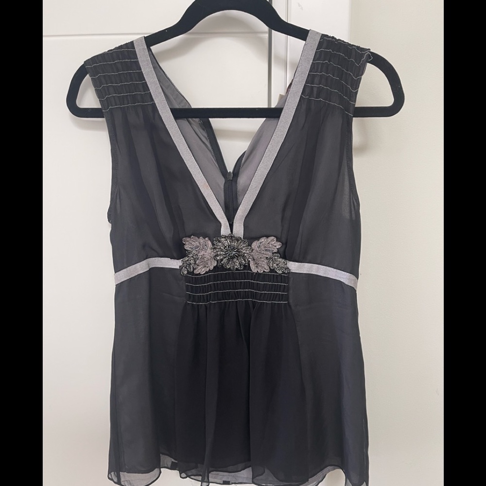 Nanette Lepere 100% silk top